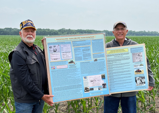 Donnell Froelich and Joseph Schumacher display FGS poster Donnell Froelich and Joseph Schumacher display FGS poster
